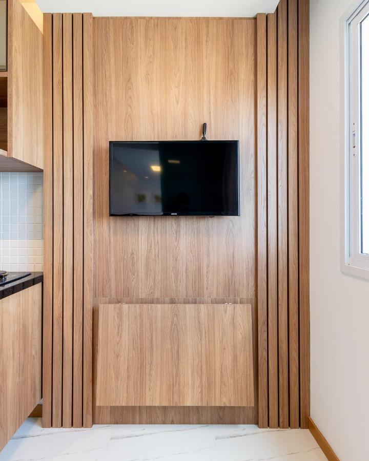Apartamento Loft Aconchegante, Vista Mar Parcial, Vaga Privativa